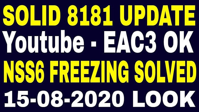 Solid 8181 New Software,Solid 8181 Youtube software,Solid 8181 update