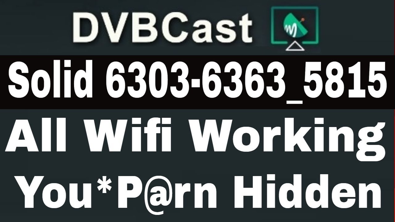 Solid 6303-6363 Dvbcast Software download