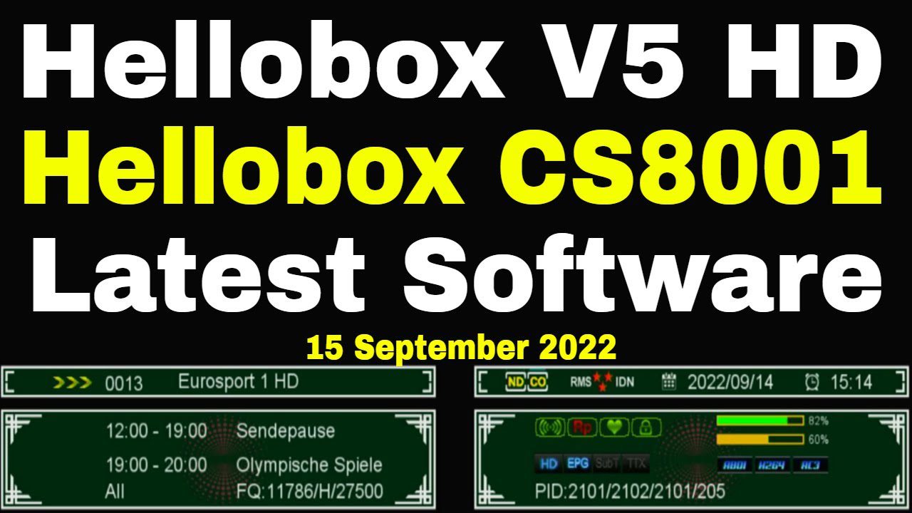 CS8001 and Hellobox v5 hd Update