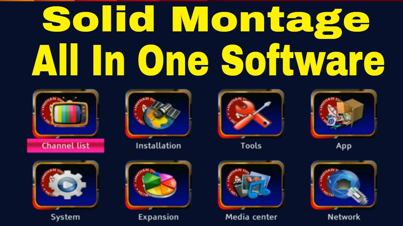 Montage Indian all in one software